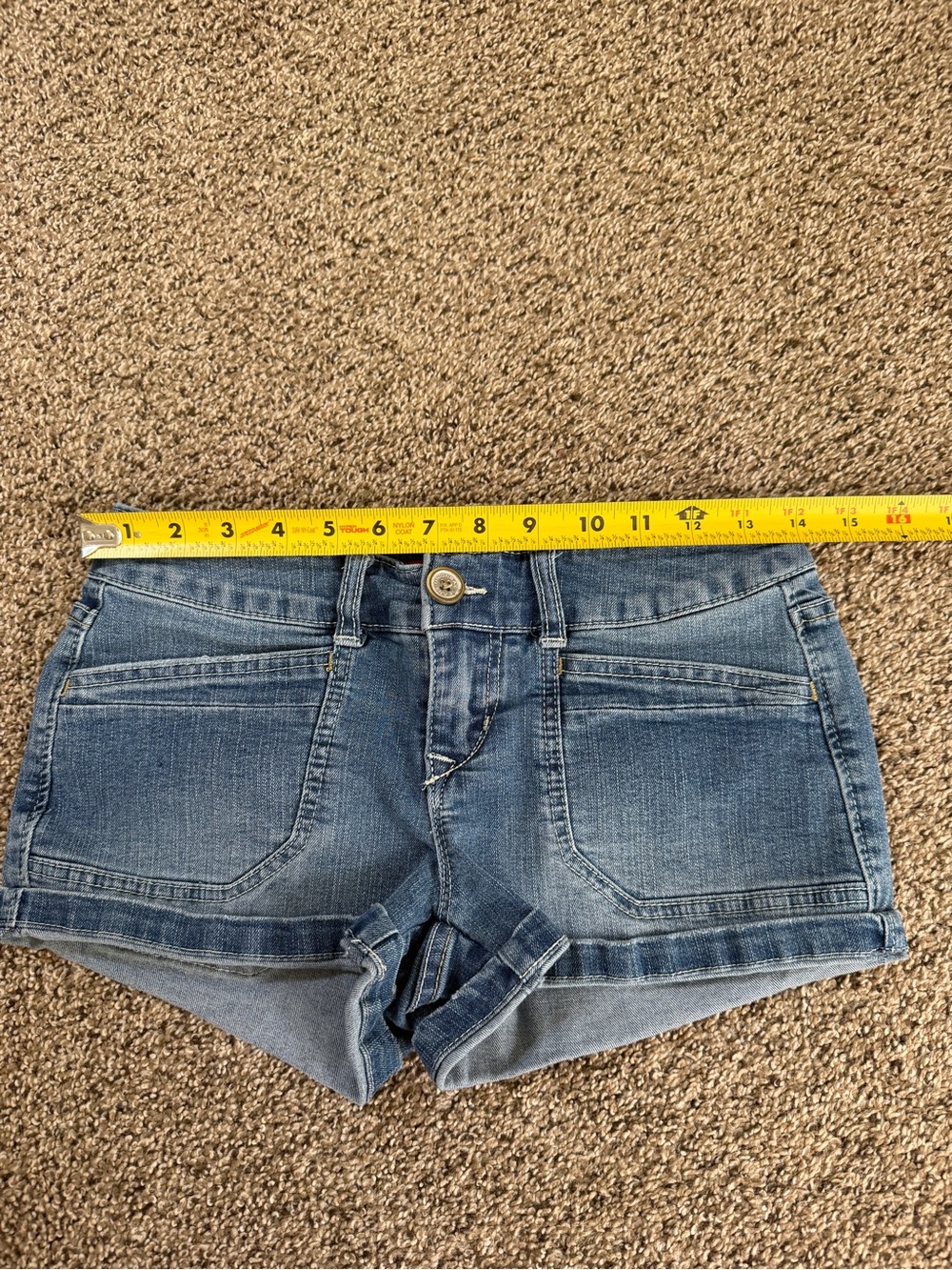 Low Rise Unionbay Mini Shorts - Picture 7 of 7